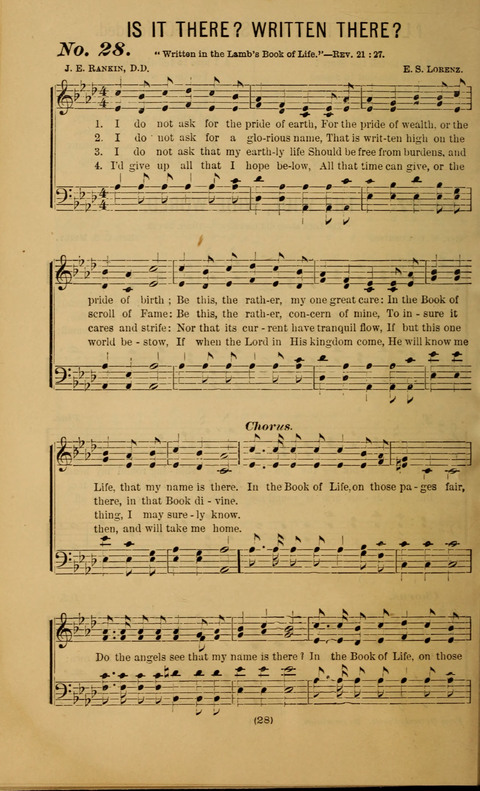 The Gospel Temperance Hymnal and Coronation Songs page 28