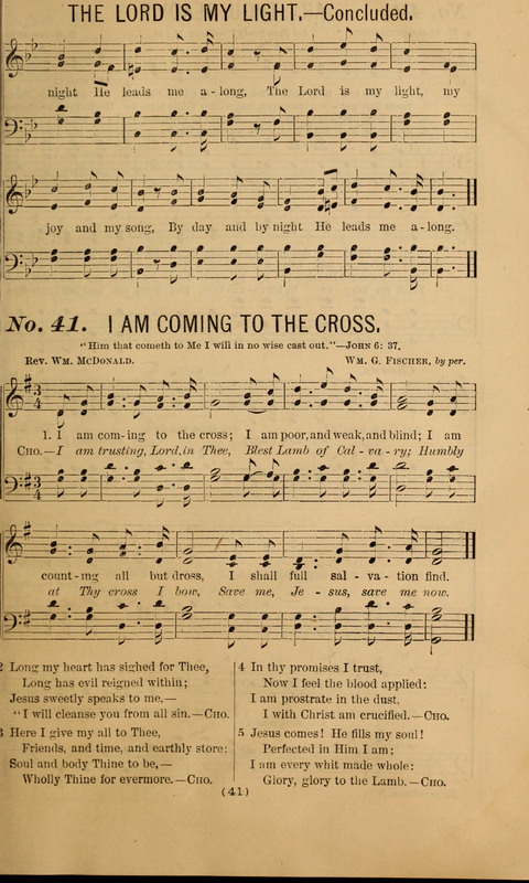 The Gospel Temperance Hymnal and Coronation Songs page 41