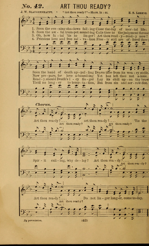 The Gospel Temperance Hymnal and Coronation Songs page 42