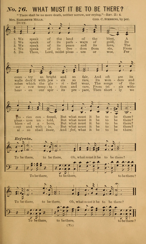 The Gospel Temperance Hymnal and Coronation Songs page 73