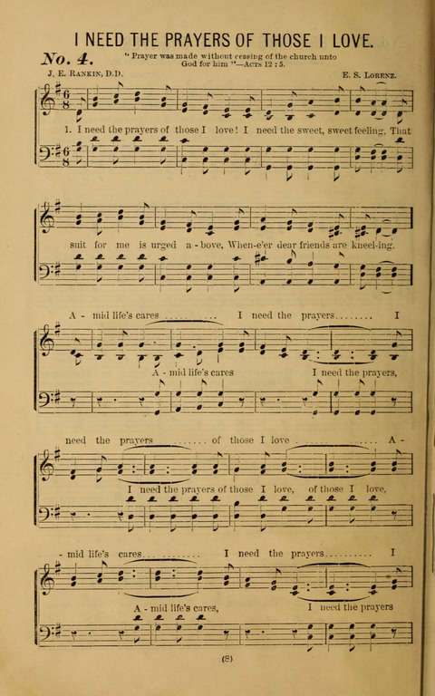 The Gospel Temperance Hymnal and Coronation Songs page 8