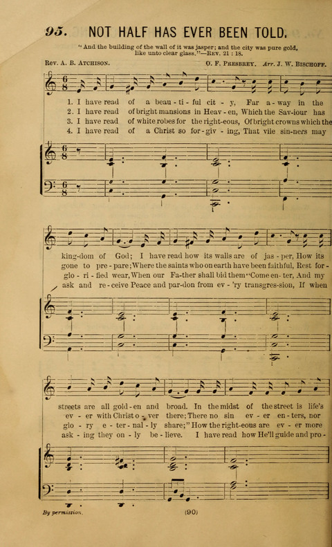 The Gospel Temperance Hymnal and Coronation Songs page 88