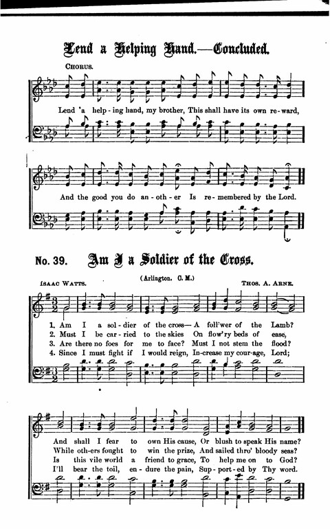 Gospel Tent Songs: Selected by F. H. Jacobs and I. Allan Sankey at the request of the Evangelistic Committee of Greater New York page 39