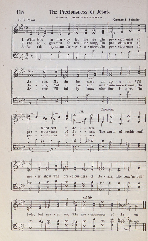 Gospel Truth in Song No. 3 page 118