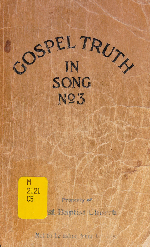 Gospel Truth in Song No. 3 page cover