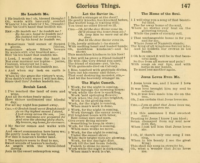 Glorious Things in Sacred Song: for use in Sabbath Schools and Gospel Meetings page 143