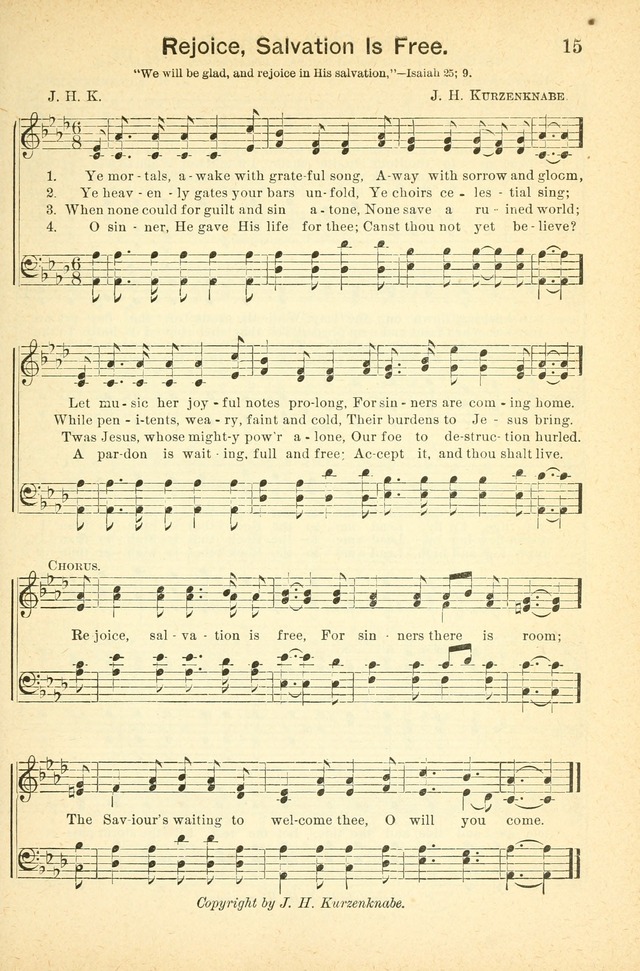 Gospel Trio of Sacred Song: for Gospel Meetings, Christian Associations and Young People