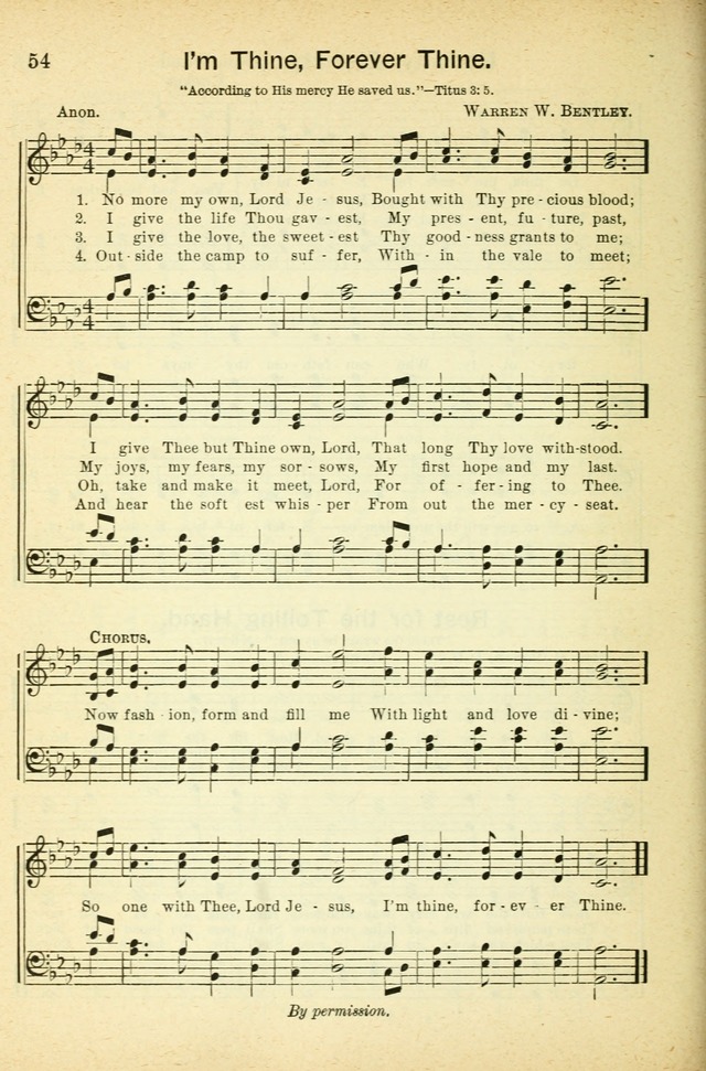 Gospel Trio of Sacred Song: for Gospel Meetings, Christian Associations and Young People