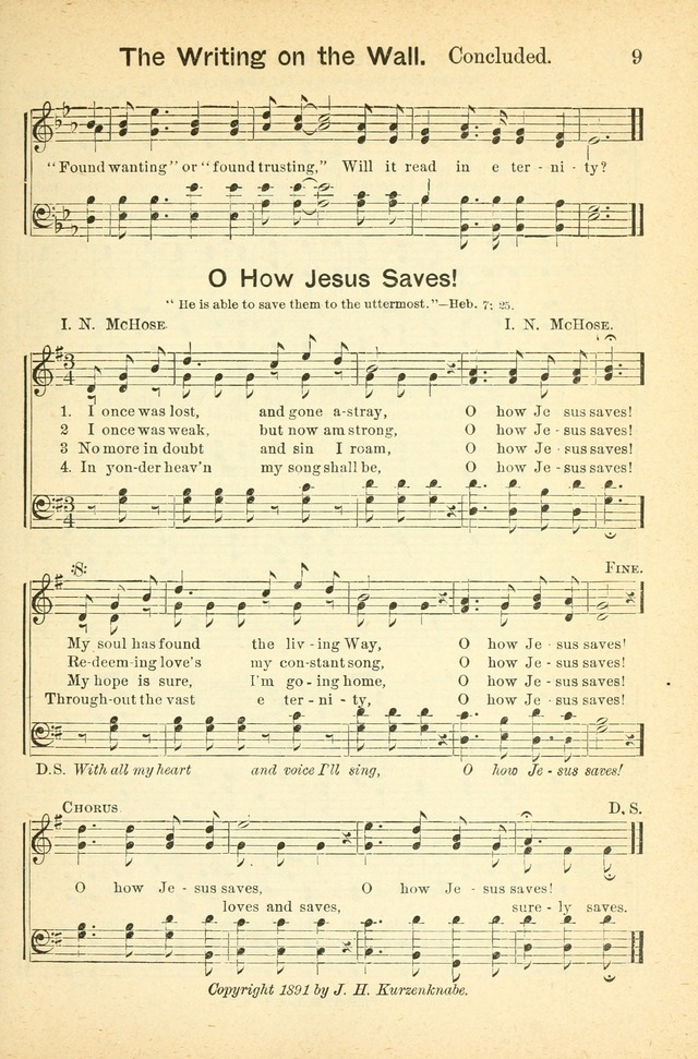 Gospel Trio of Sacred Song: for Gospel Meetings, Christian Associations and Young People