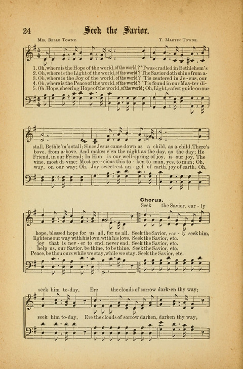 Good Will : A Collection of New Music for Sabbath Schools and Gospel Meetings page 22