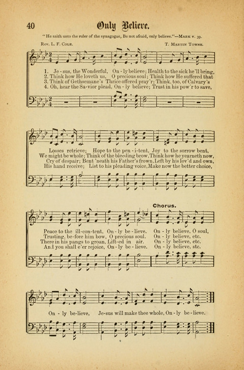 Good Will : A Collection of New Music for Sabbath Schools and Gospel Meetings page 38