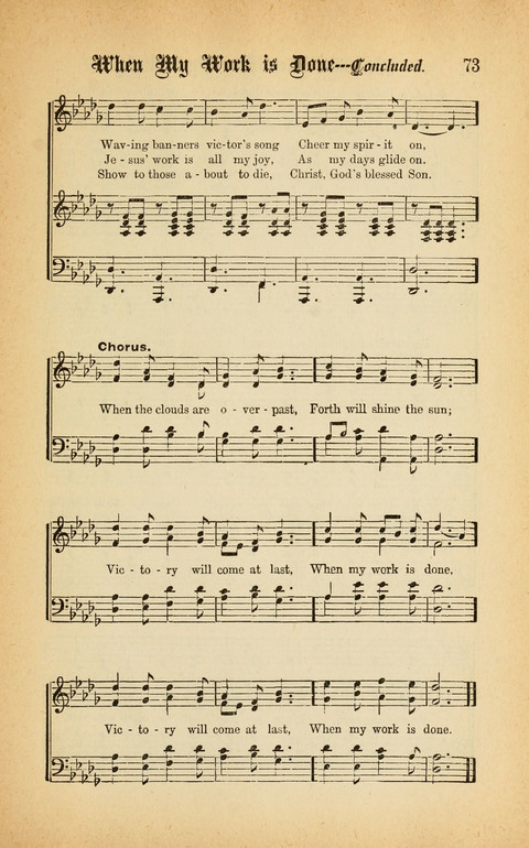 Good Will : A Collection of New Music for Sabbath Schools and Gospel Meetings page 71