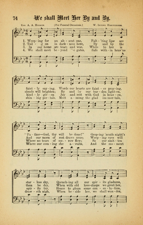 Good Will : A Collection of New Music for Sabbath Schools and Gospel Meetings page 72