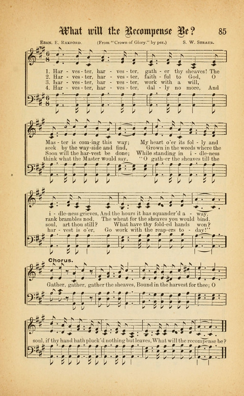 Good Will : A Collection of New Music for Sabbath Schools and Gospel Meetings page 83