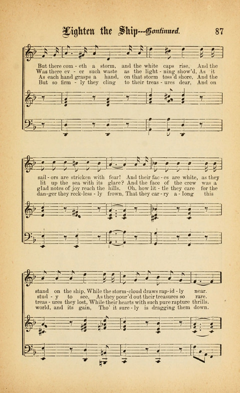 Good Will : A Collection of New Music for Sabbath Schools and Gospel Meetings page 85