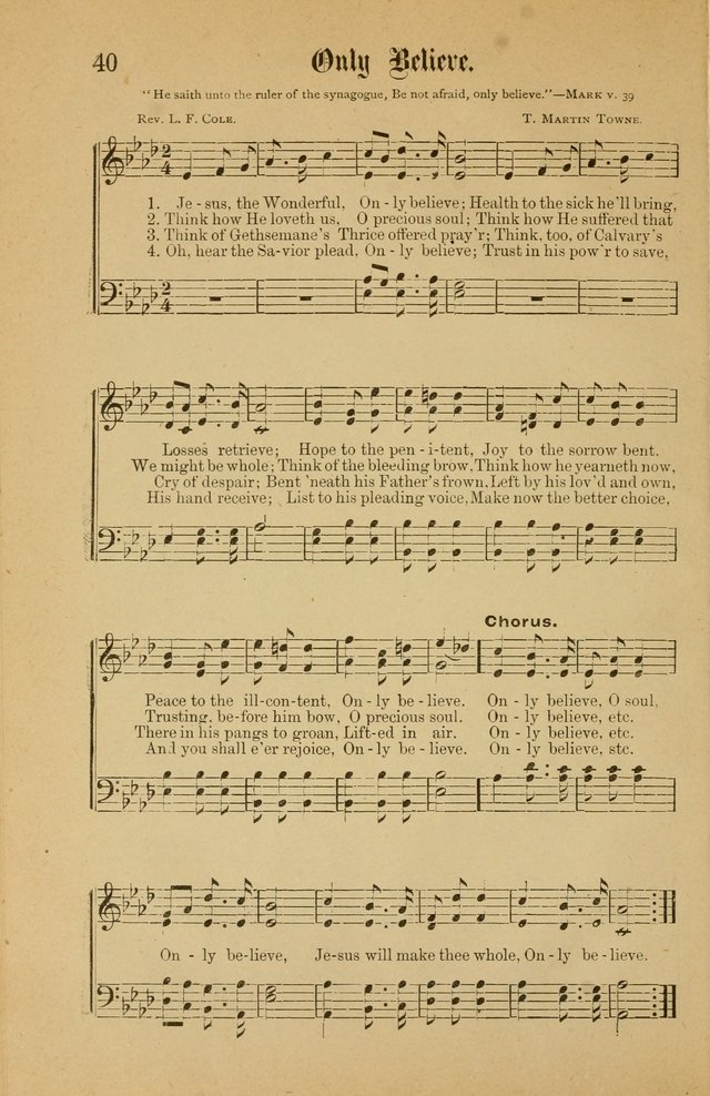 Good Will: A collection of New Music for Sabbath Schools and Gospel Meetings (Enlarged) page 38