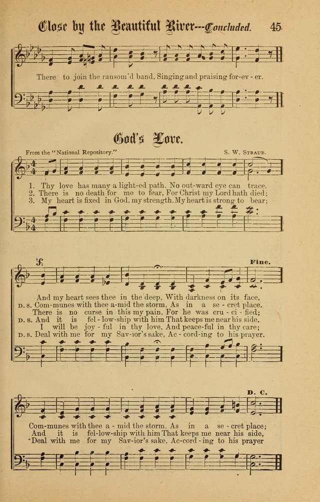 Good Will: A collection of New Music for Sabbath Schools and Gospel Meetings (Enlarged) page 43