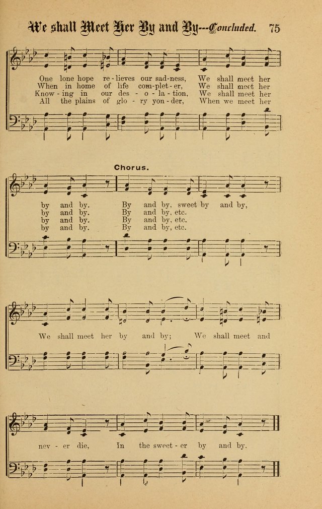 Good Will: A collection of New Music for Sabbath Schools and Gospel Meetings (Enlarged) page 73