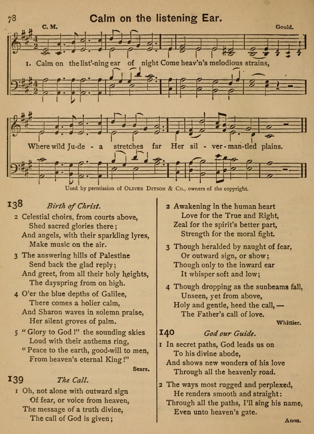 Good-Will Songs: a Compilation of Hymns and Tunes page 79