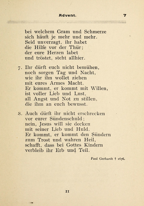 Gesangbuch der Zionsgemeinde zu Baltimore page 11