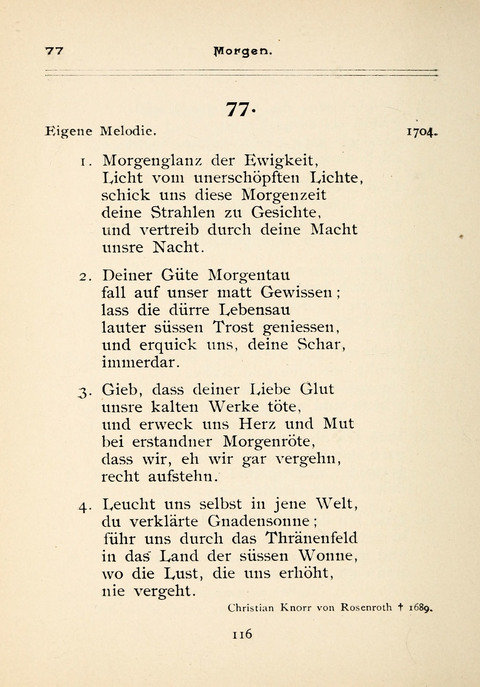 Gesangbuch der Zionsgemeinde zu Baltimore page 116