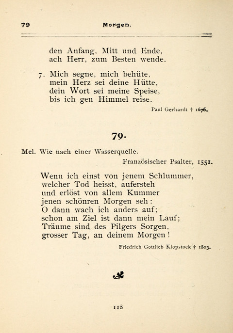 Gesangbuch der Zionsgemeinde zu Baltimore page 118