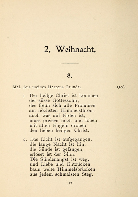 Gesangbuch der Zionsgemeinde zu Baltimore page 12