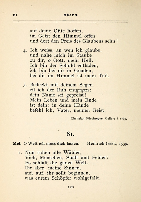 Gesangbuch der Zionsgemeinde zu Baltimore page 120