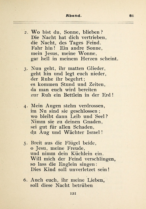 Gesangbuch der Zionsgemeinde zu Baltimore page 121