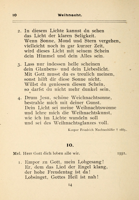 Gesangbuch der Zionsgemeinde zu Baltimore page 14