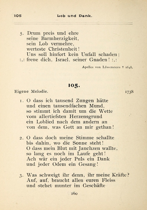 Gesangbuch der Zionsgemeinde zu Baltimore page 160