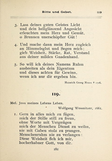 Gesangbuch der Zionsgemeinde zu Baltimore page 181