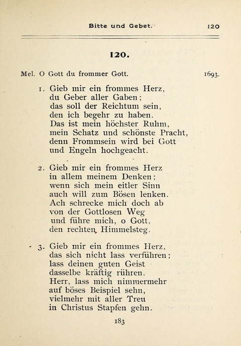 Gesangbuch der Zionsgemeinde zu Baltimore page 183