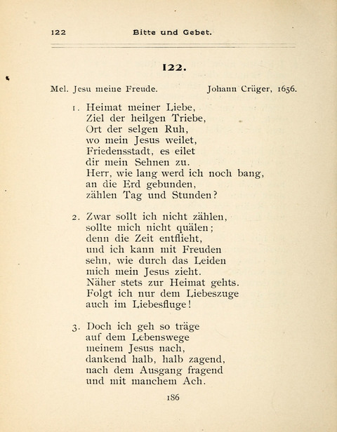 Gesangbuch der Zionsgemeinde zu Baltimore page 186