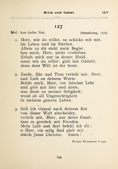 Gesangbuch der Zionsgemeinde zu Baltimore page 195