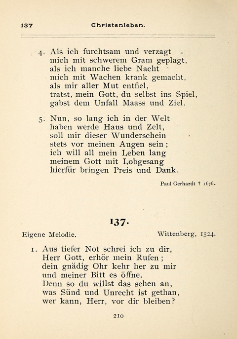 Gesangbuch der Zionsgemeinde zu Baltimore page 210