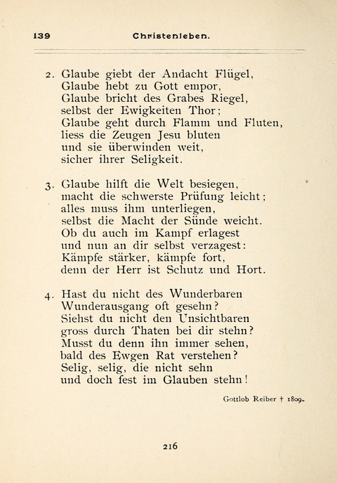 Gesangbuch der Zionsgemeinde zu Baltimore page 216