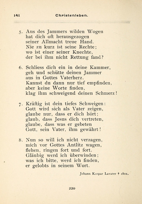 Gesangbuch der Zionsgemeinde zu Baltimore page 220