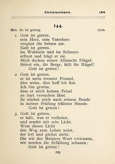 Gesangbuch der Zionsgemeinde zu Baltimore page 225