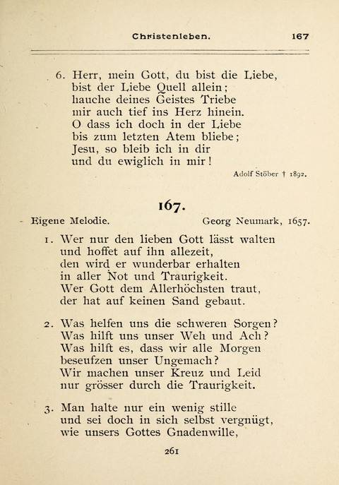 Gesangbuch der Zionsgemeinde zu Baltimore page 261