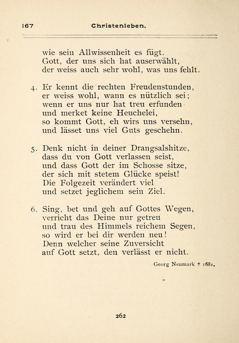 Gesangbuch der Zionsgemeinde zu Baltimore page 262