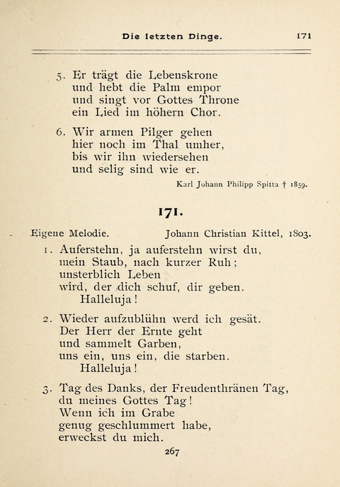 Gesangbuch der Zionsgemeinde zu Baltimore page 267