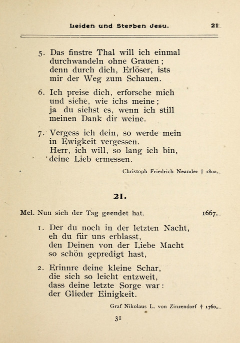 Gesangbuch der Zionsgemeinde zu Baltimore page 31