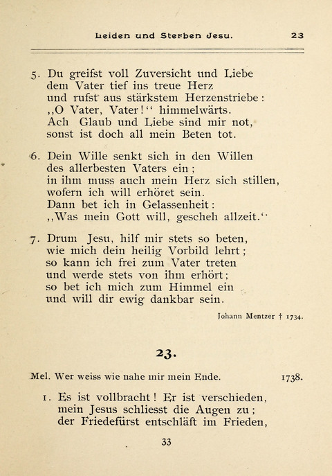 Gesangbuch der Zionsgemeinde zu Baltimore page 33