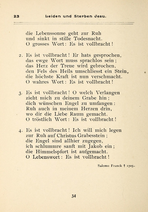 Gesangbuch der Zionsgemeinde zu Baltimore page 34