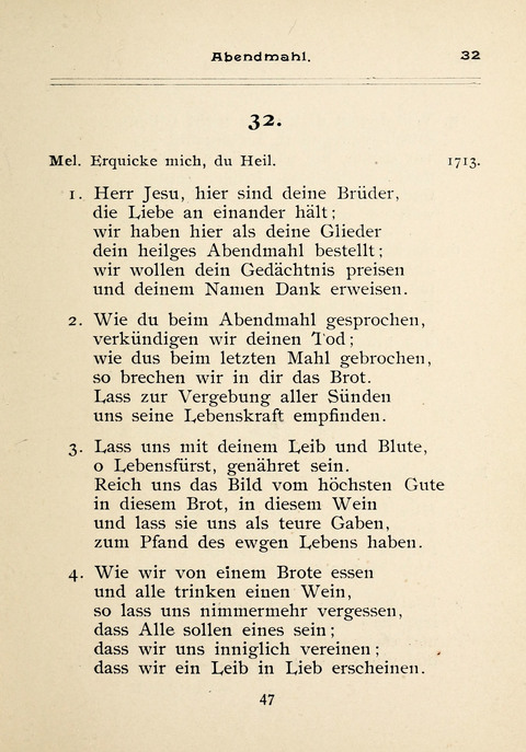 Gesangbuch der Zionsgemeinde zu Baltimore page 47