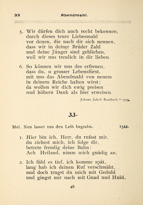 Gesangbuch der Zionsgemeinde zu Baltimore page 48