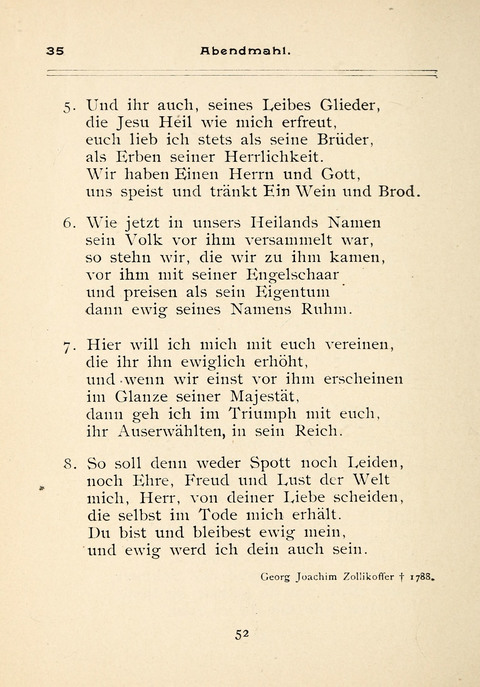 Gesangbuch der Zionsgemeinde zu Baltimore page 52