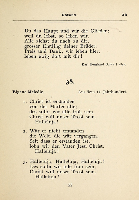 Gesangbuch der Zionsgemeinde zu Baltimore page 55