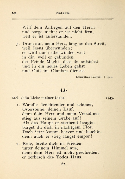 Gesangbuch der Zionsgemeinde zu Baltimore page 62